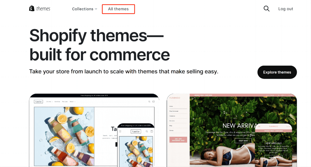 Shopify主题市场