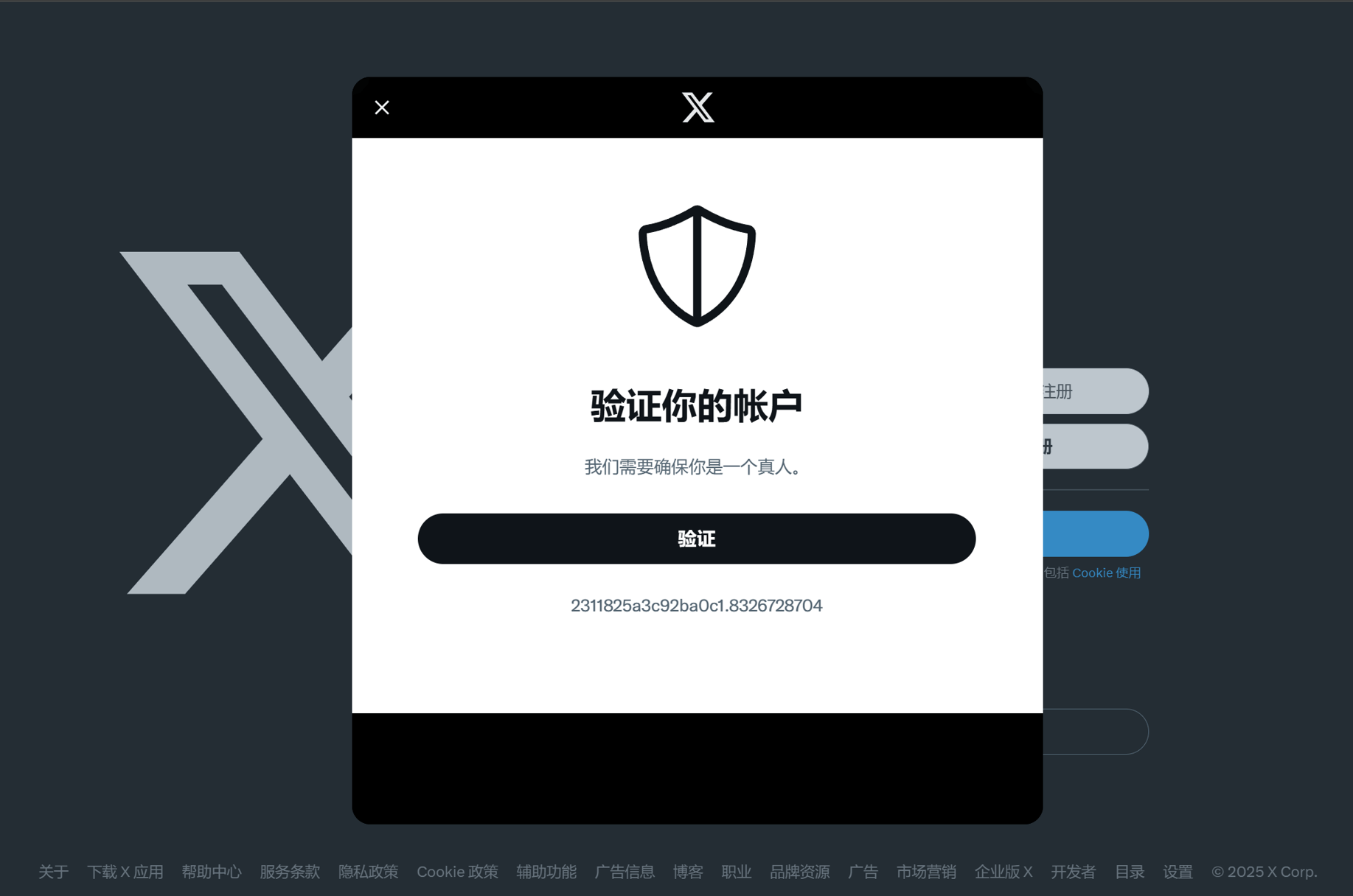 创建推特账号真人验证
