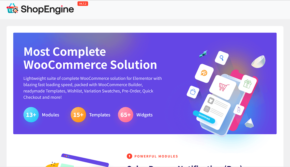基于WooCommerce拓展的ShopEngine