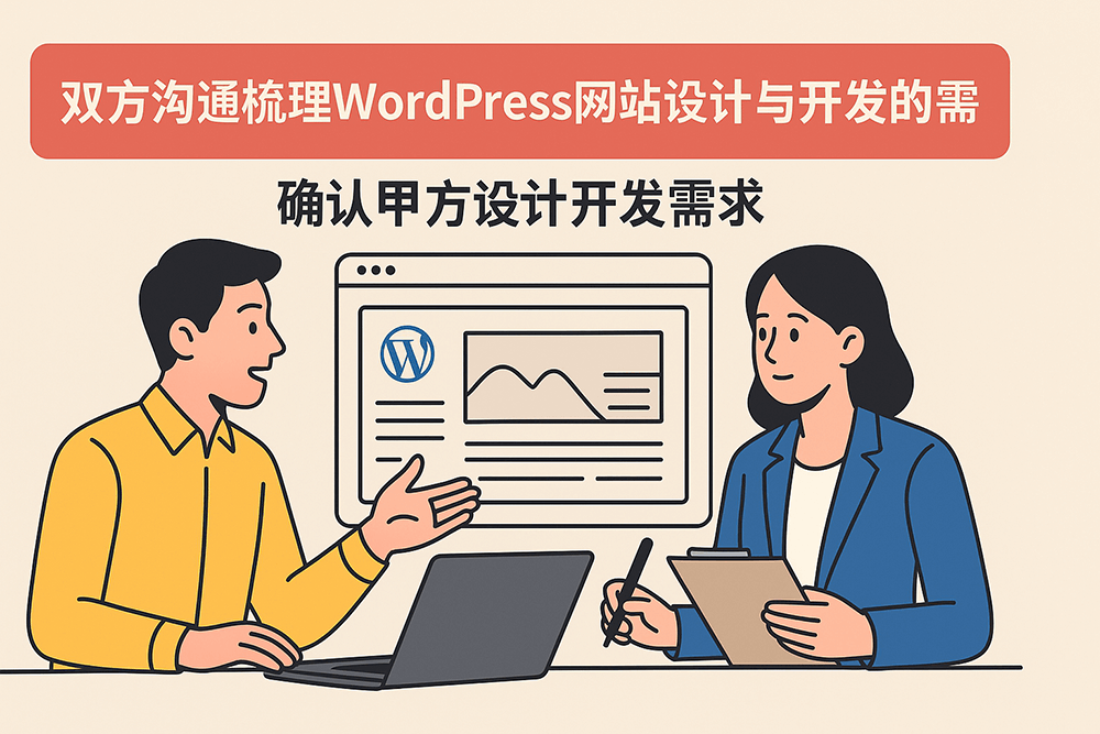 双方沟通梳理需求，确认甲方设计开发需求